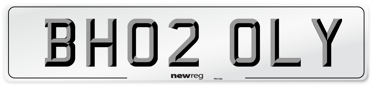 BH02 OLY Number Plate from New Reg